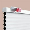 thumbnail image 1 of REGAL estate QuickInsta PeelMount No Drill No Tool Cordless 1.5" Blackout Cellular Shades, 18"W x 64"H, White, 1 of 8