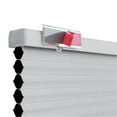 thumbnail image 1 of REGAL estate QuickInsta PeelMount No Drill No Tool Cordless 1.5" Blackout Cellular Shades, 26"W x 72"H, Light Gray, 1 of 9