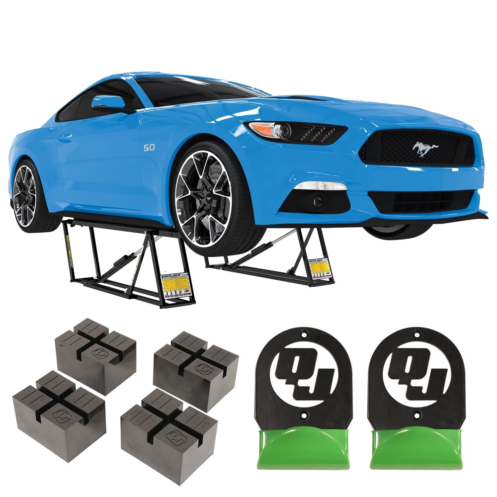 QuickJack 5000TLX 5,000lb Home Garage Car Lift Bundle Extended