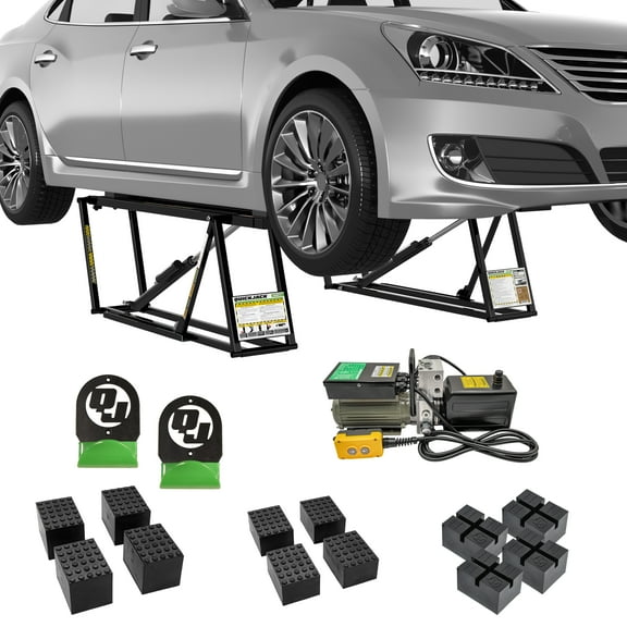 QuickJack Bundle - 6000TL Portable Car Lift with 110V Power Unit, ALI Certified, 6000lb Capacity