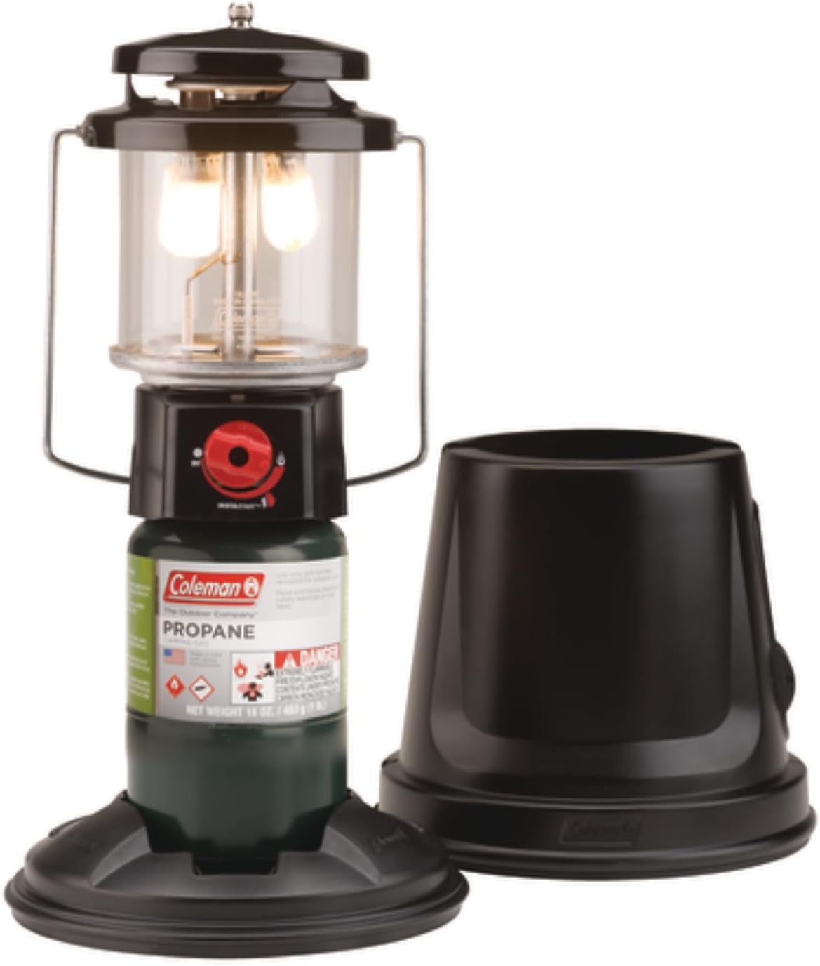 EverBright Adjustable Propane Gas Lantern with InstaStart Ignition