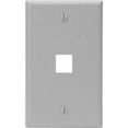 thumbnail image 1 of Leviton 41080-1GP, 1-Port, Gray, 1 of 2