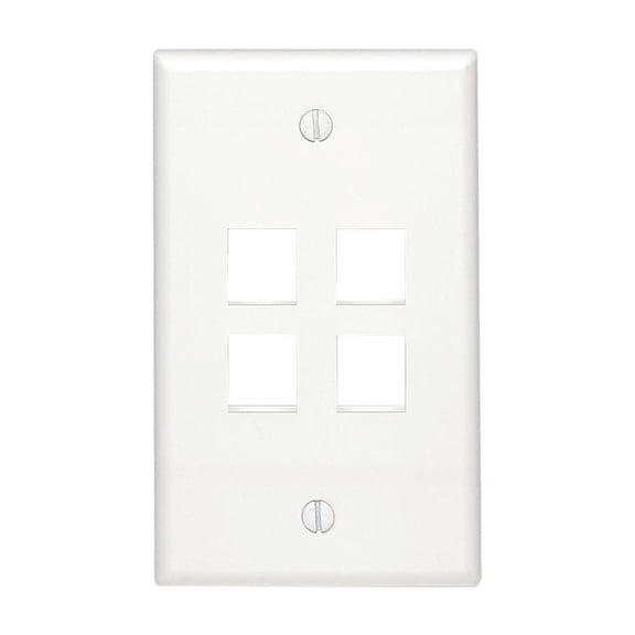 Leviton Quickport Flush Mount Wall Plate