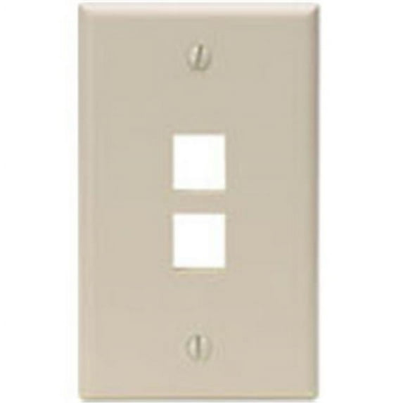 QuickPort 2 Socket Faceplate