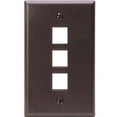 thumbnail image 1 of QuickPort 3 Socket Faceplate, 1 of 2