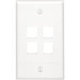 thumbnail image 1 of Leviton 41080-4GP, 4-Port, Gray, 1 of 2
