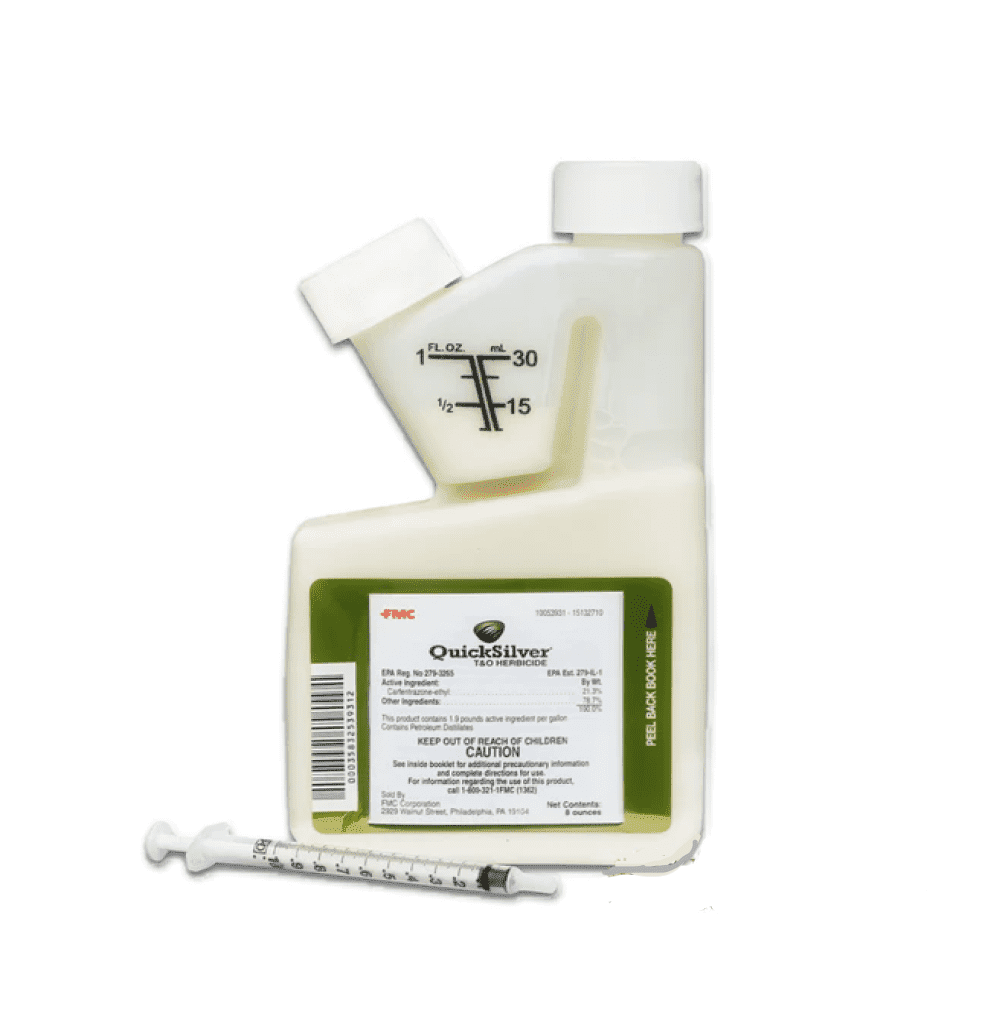 QuickSilver T&O Turf and Ornamental Post-Emergent Herbicide Controls Broadleaf Weeds - 8 fl oz Bottle by FMC