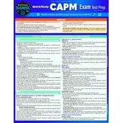 QuickStudy CAPM  Exam Test Prep Laminated Reference Guide Edition 1 Other