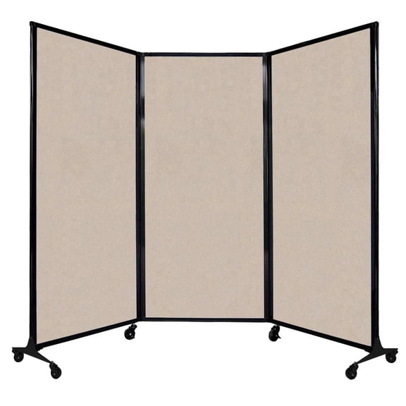 QuickWall Folding Portable Partition - 8'4" x 5'10" - SoundSorb