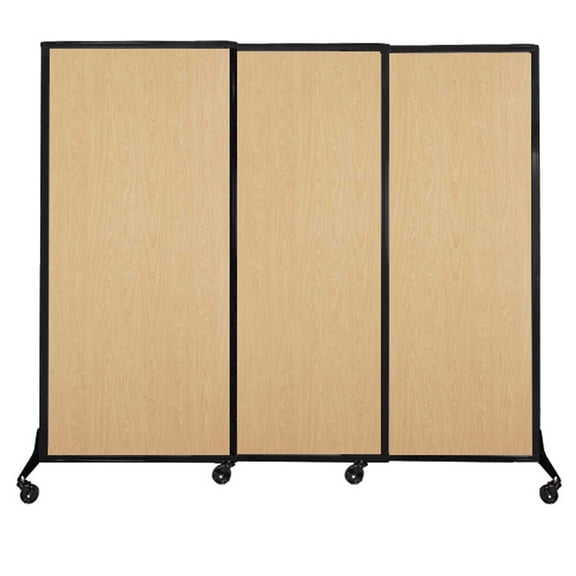 QuickWall Sliding Portable Partition - Laminate