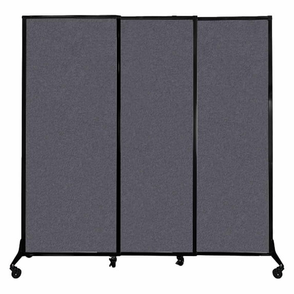 QuickWall Sliding Portable Partition - SoundSorb