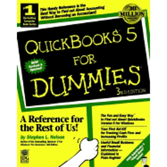 Pre-Owned QuickBooks 5 For Dummies (Paperback) 0764500430 9780764500435