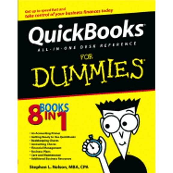 Pre-Owned QuickBooks All-In-One Desk Reference for Dummies by Stephen L. Nelson (Paperback)