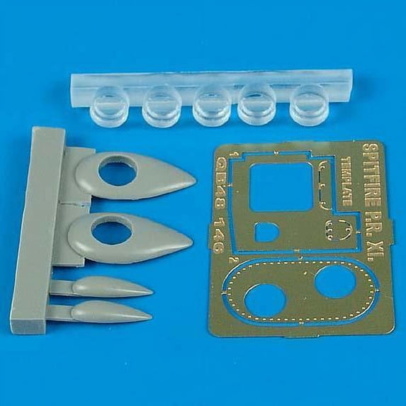 Quickboost 1:48 Spitfire PR XI Cameras for Hasegawa - Resin PE Update #QB48-146