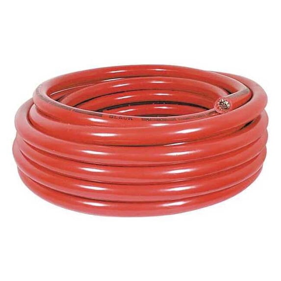 Quickcable Battery Cable,1/0 AWG,Solid,60V,PVC,Blk 200206-396-025