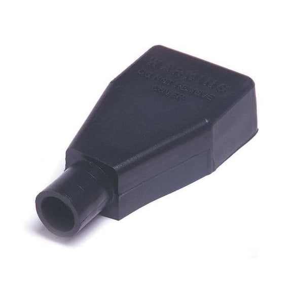 Quickcable Terminal Protector, Plug-In, PVC, Black, PK5 5723-360-005B
