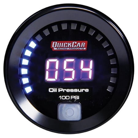 Quickcar Racing Products 0-100 Digital Oil Pressure Gauge
