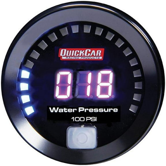 Quickcar Racing Products 0-100 Digital Water Pressure Gauge