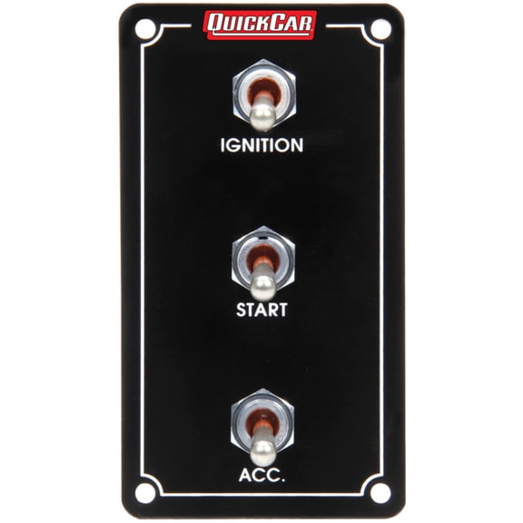 Ign. Panel Extreme Vert. 3 Switch Dual Ignition