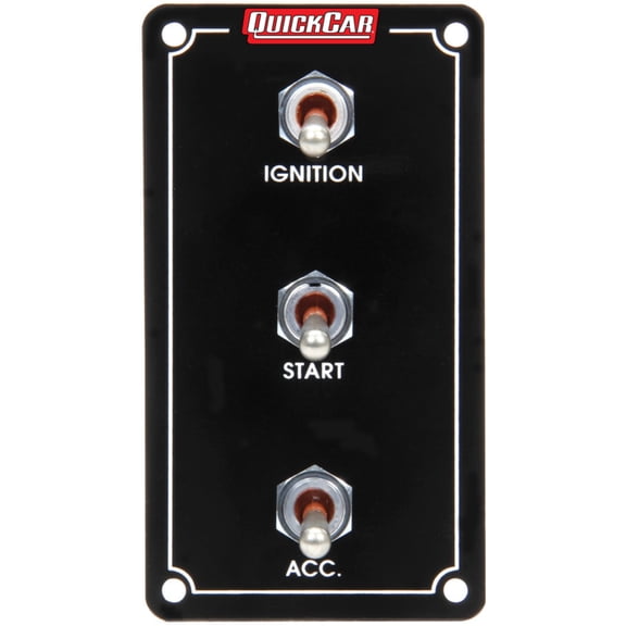 Ign. Panel Extreme Vert. 3 Switch Single Ignition