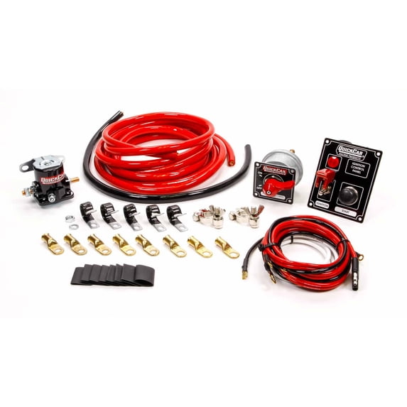 Quickcar Racing Products 50-830 2 Gauge Wiring Kit with 50-853 Panel - Black