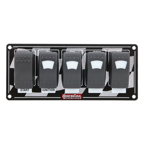 Ignition Panel w/ Rocker Switches & Lights