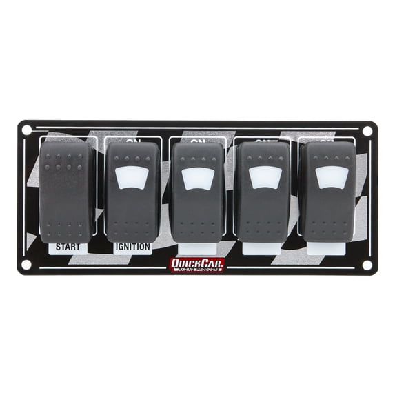 Ignition Panel w/ Rocker Switches & Lights