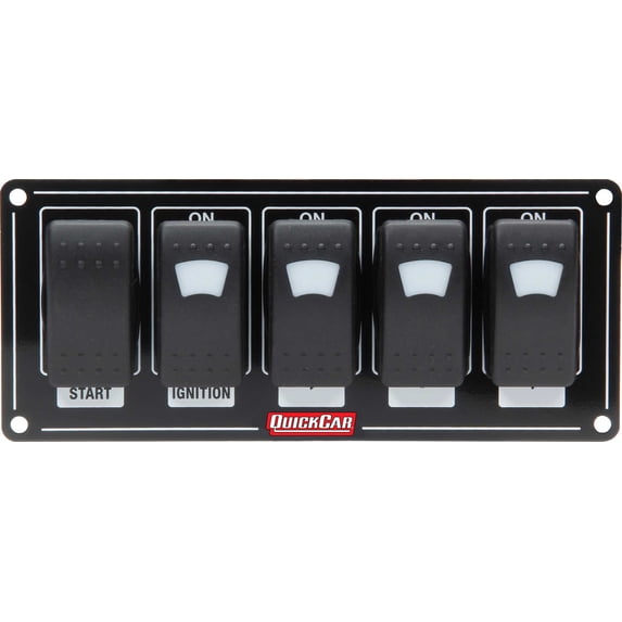 Ignition Panel w/ Rocker Switches & Lights