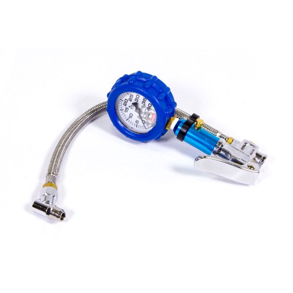 Quickcar Racing Products QRP56-240 Tire Inflator & Gauge - 0-40 PSI - 2.25 in. Dia. - White Face