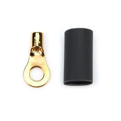 QuickCar Ring Terminal #8 14-16 Gauge Pair w/Heat Shrink QuickCar Ring Terminal #8 14-16 Gauge Pair w/Heat Shrink