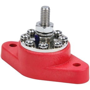 Quickcar Racing Products 57-805 8 Location Power Distribution Post - Red