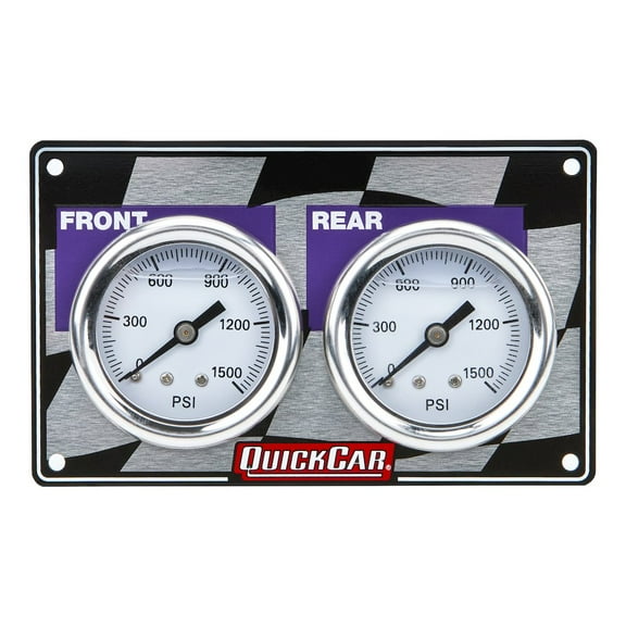 Quickcar Racing Products Mini Brake Bias Gauge Panel Horizontal