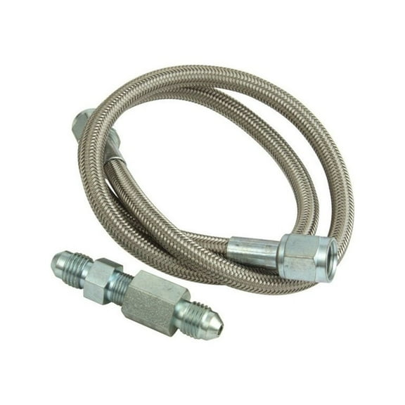 Quickcar Racing Products Gauge Line Kit 36in 1/8 NPT Male Ends