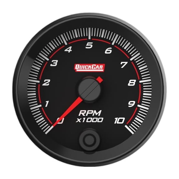 Quickcar Racing Products 69-001 2.62 in. Redline Recall Tachometer - Black