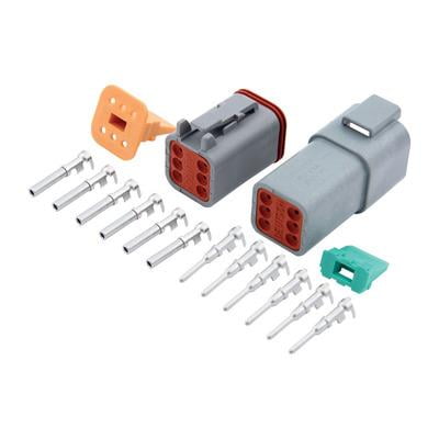 QuickCar Deutsch Connector - 6-Pin QuickCar Deutsch Connector - 6-Pin