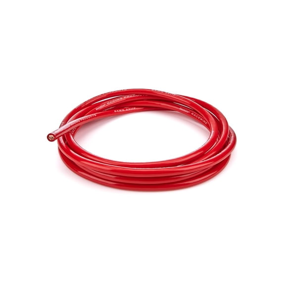 Quickcar Racing Products Battery Cable 6 Gauge Red 10ft Length