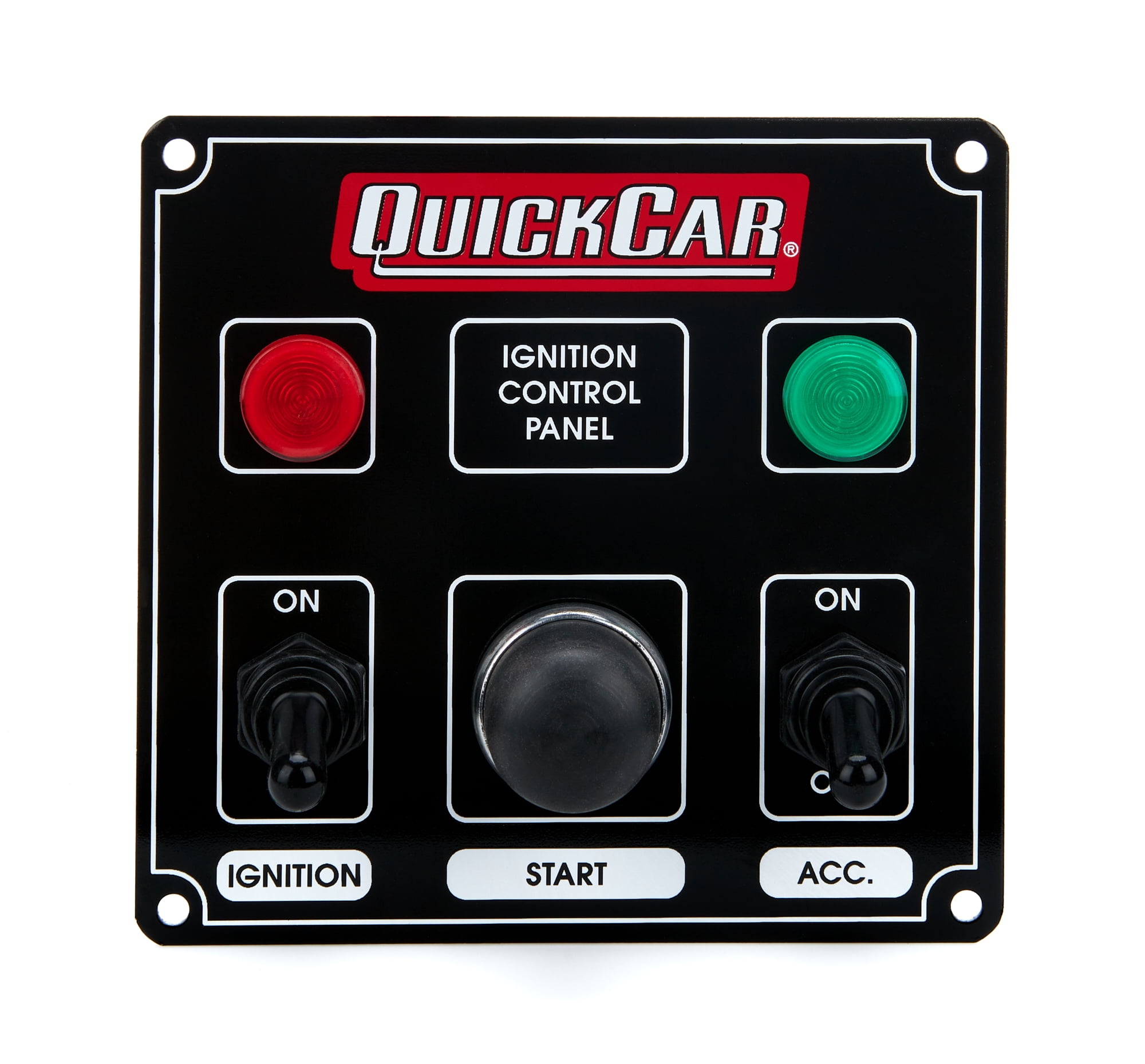 QuickCar Ignition Panel - Single Ignition w/Acc Switches QuickCar Ignition Panel - Single Ignition w/Acc Switches