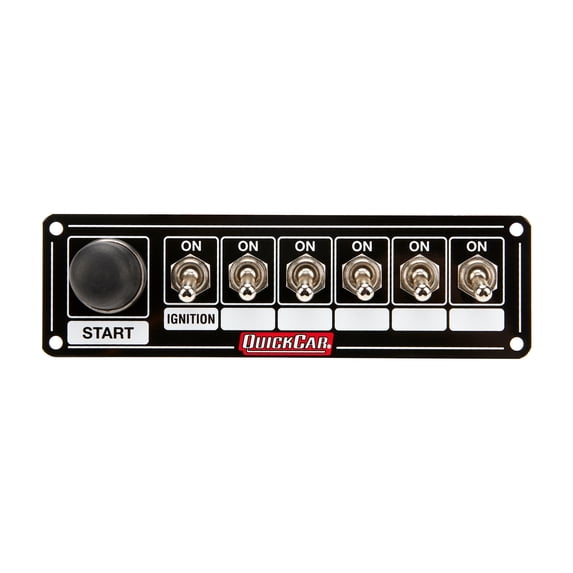 Ignition Panel Blk. w/ Start But. 5 Acc.