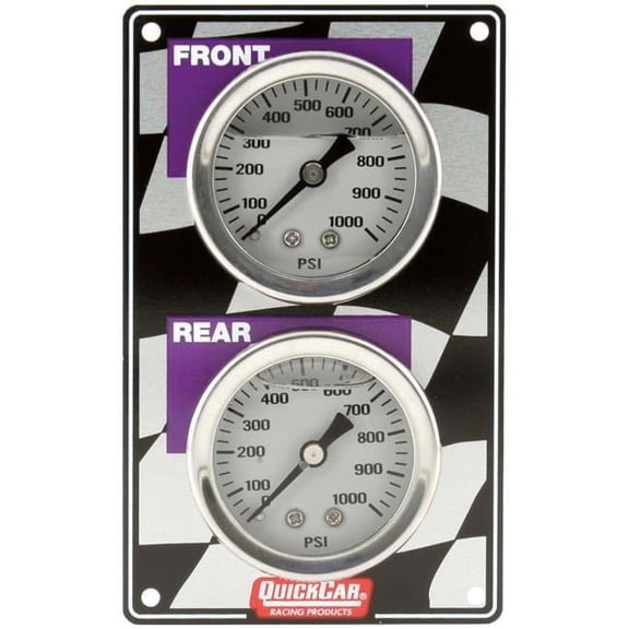 Quickcar Racing Products Light Weight 1.5 in. Mini Brake Bias Vertical Gauge Panel