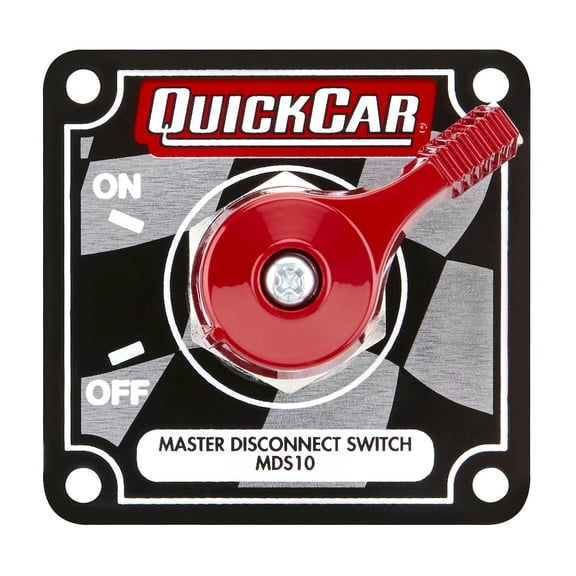 Quickcar Racing Products Master Disconnect High Amp 4 Post Flag Plate