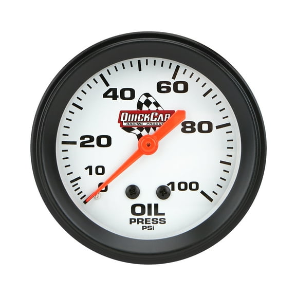 Quickcar Racing Products Oil Pressure Gauge 2-5/8in