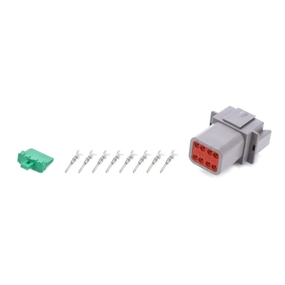 Quickcar Racing Products Plug Deutsch 8 Pin Receptacle