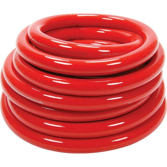 Quickcar Racing Products Power Cable 2 Gauge Red 15Ft