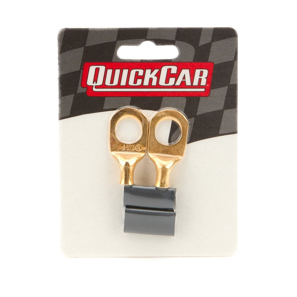 Quickcar Racing Products Power Rings 8 AWG 1/2 in Pair