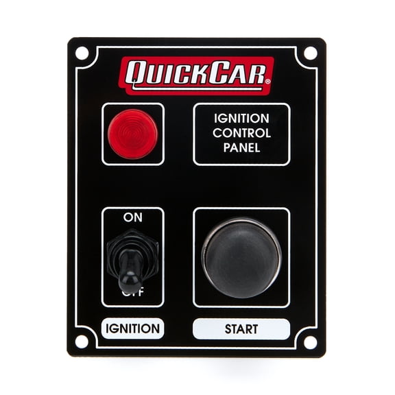 Ignition Panel Black w/ Lights