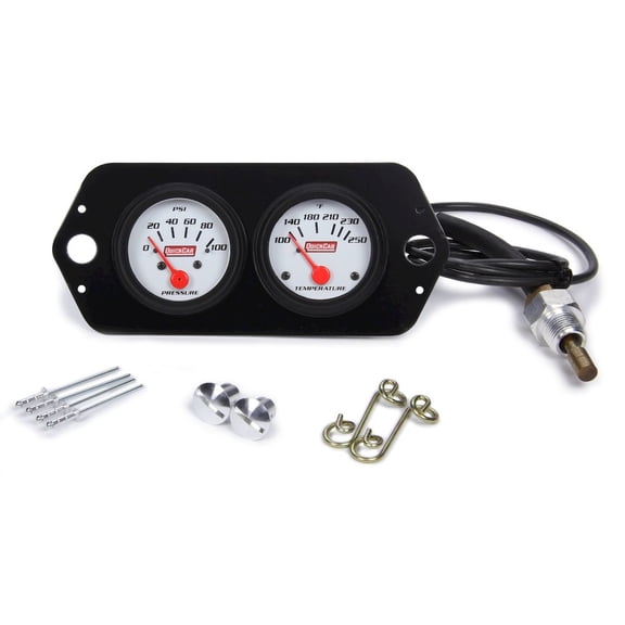 Quickcar Racing Products Gauge Panel 2in Open Wheel