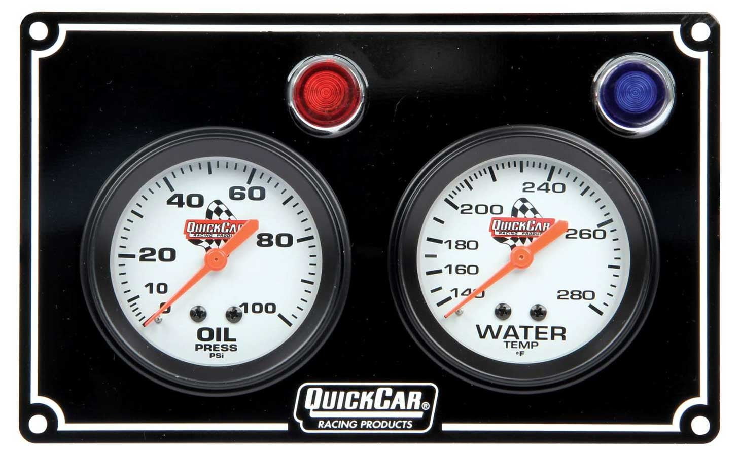 Quickcar Racing Products QRP616701 2 Gauge Panel Assembly with Warning