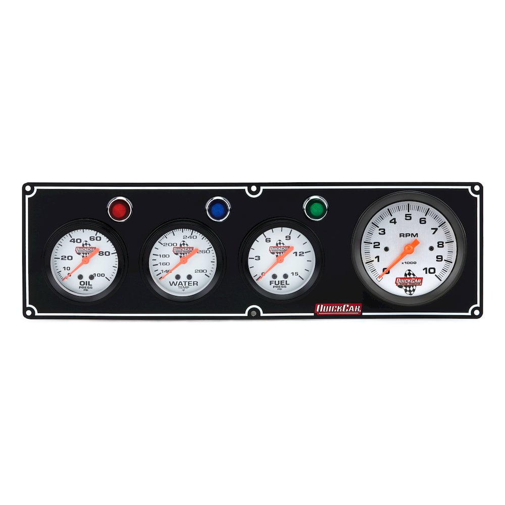 QuickCar 3-1 Gauge Panel OP/WT/OP /FP w/3-3/8 QuickCar 3-1 Gauge Panel OP/WT/OP /FP w/3-3/8