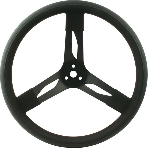 15in Steering Wheel Stl Black