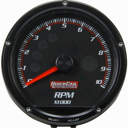 Quickcar Racing Products Redline Multi-Recall Tach Black